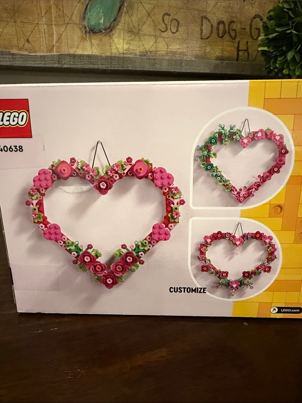 Lego Heart Wreath/Ornament